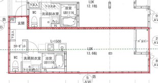 M Terrace江波二本松の物件間取画像